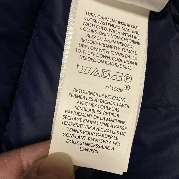 Polo Ralph Lauren Boy's Size 7 Blue Down Parka Puffer Hooded Pockets Zipper - Picture 9 of 9